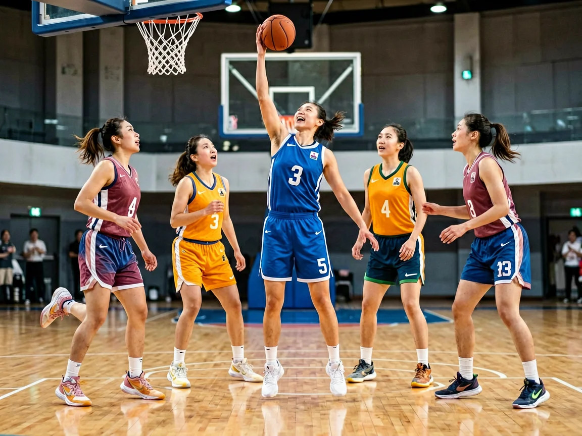 篮球赛前热身,WNBA巾帼英雄谁能主宰